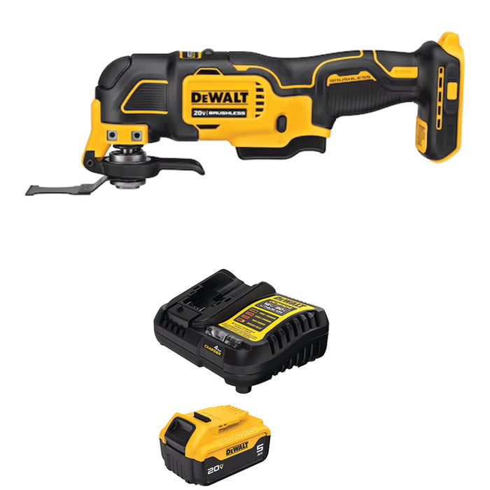 DEWALT 20V MAX* ATOMIC™ Oscillating Multi-Tool & FREE 20V MAX* 5Ah Battery & Charger Kit