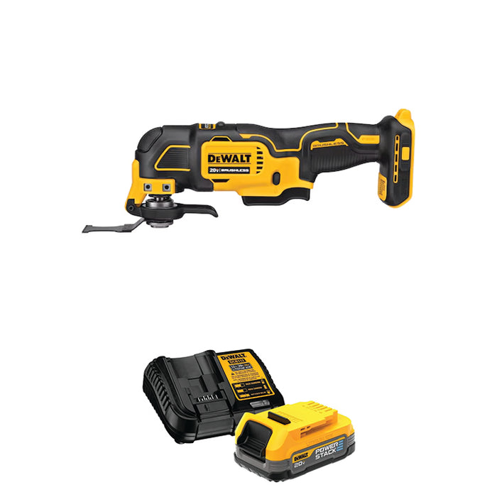 DEWALT 20V MAX* ATOMIC™ Oscillating Multi-Tool & FREE 20V MAX* XR POWERSTACK™ Compact Battery Kit