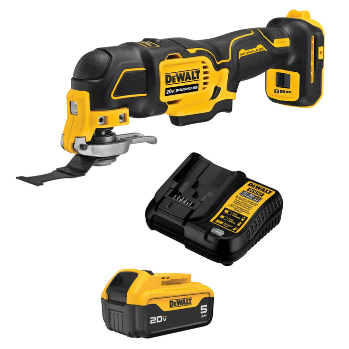 DEWALT 20V MAX* Brushless Oscillating Multi-tool 5 Ah Kit