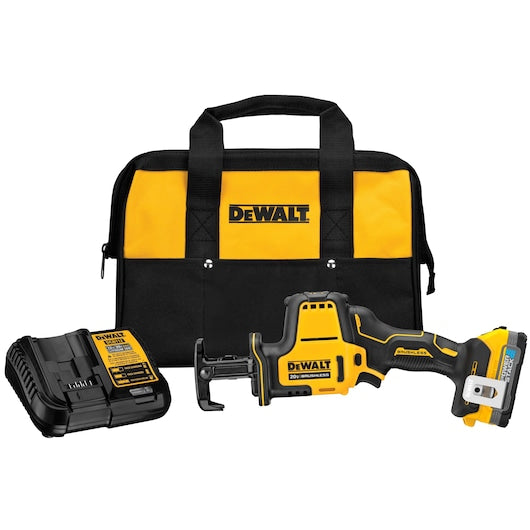 DEWALT 20V MAX* ATOMIC™ One-Handed Reciprocating Saw Kit