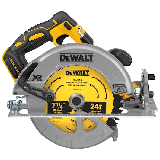 DEWALT 20V MAX* XR® 7-1/4" Circular Saw (Tool Only)