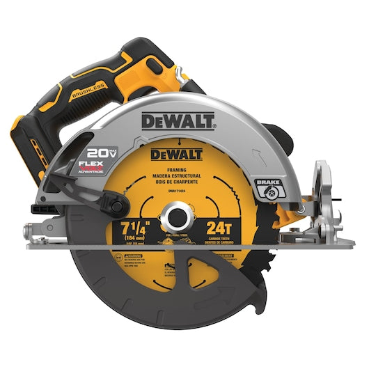 DEWALT 20V MAX* 7-1/4" Circular Saw w/ FLEXVOLT ADVANTAGE™ (Tool Only)