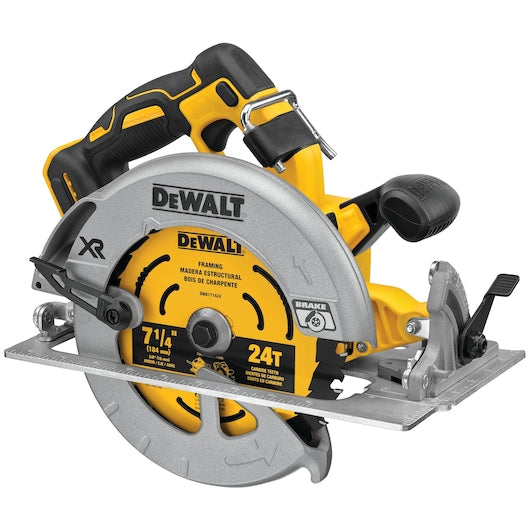 DEWALT 20V MAX* XR® 7-1/4" Circular Saw (Tool Only)