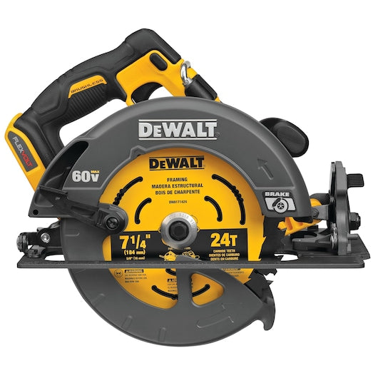 DEWALT 60V MAX* FLEXVOLT® 7-1/4" Circular Saw w/ Electronic Brake (Tool Only)