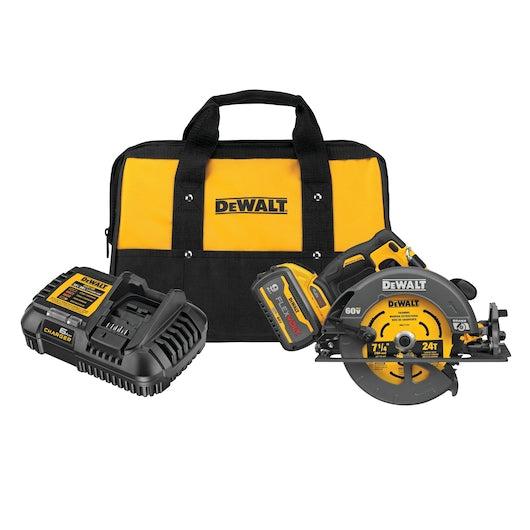 DEWALT 60V MAX* FLEXVOLT® 7-1/4" Circular Saw w/ Electronic Brake Kit