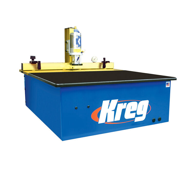 KREG Bench Top Single-Spindle Pneumatic Pocket-Hole Machine