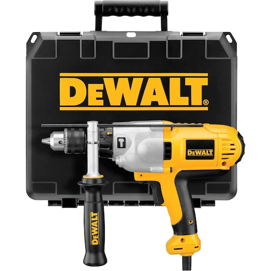 DEWALT 1/2" VSR‚Äö√ë¬¢ Mid-Handle Grip Hammer Drill Kit