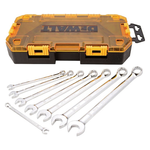 DEWALT Combination Wrench Set , SAE, 8 Pieces