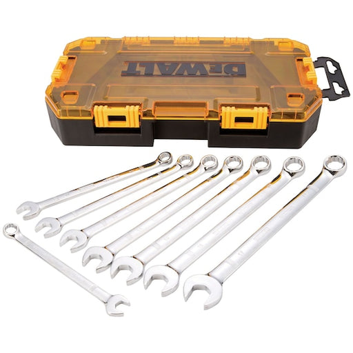 DEWALT Combination Ratcheting Wrench Set, Metric, 8-Piece