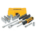 DEWALT 1/4 in. 6 pt. Socket Set with Accessories, Metric and Imperial - 50 pc.