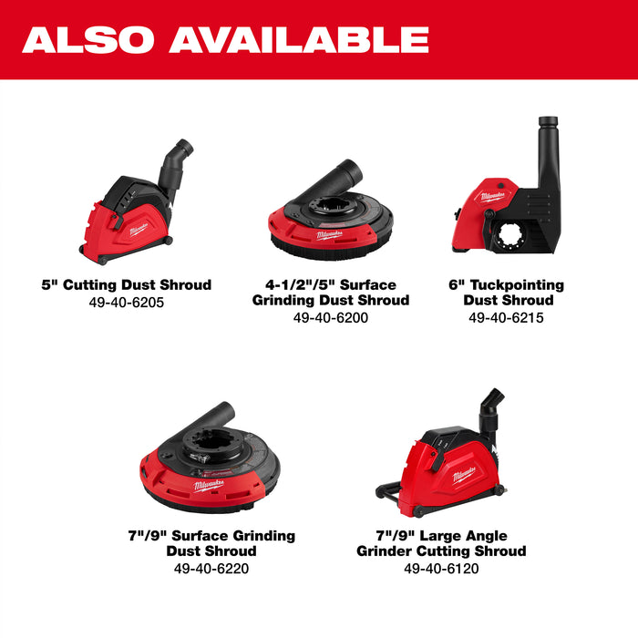 Milwaukee 7" GRINDING DUST SHRD 49-40-6220