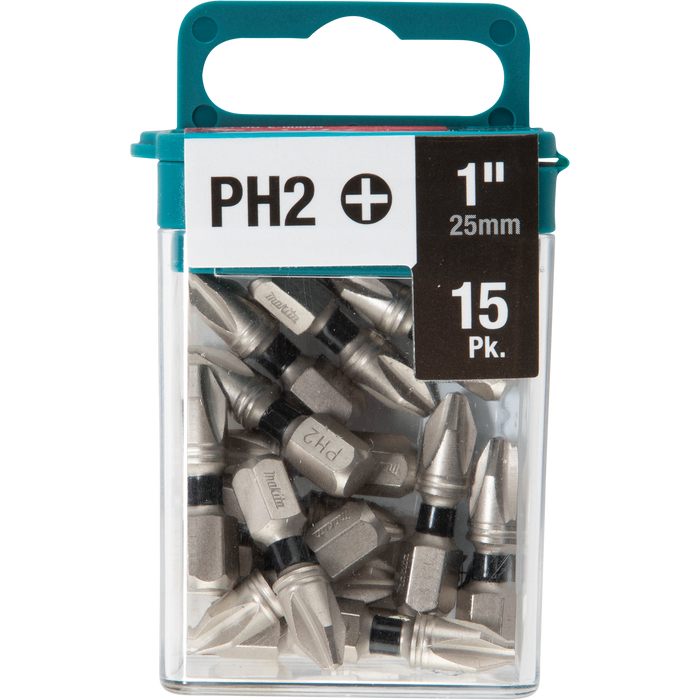 MAKITA IMPACT XPS® #2 Phillips 1" Insert Bit (15 PACK)