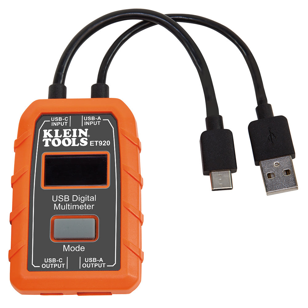 KLEIN TOOLS USB USB-A & USB-C Digital Meter
