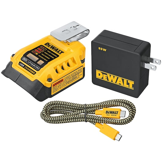 DEWALT 20V MAX*/FLEXVOLT® 5 Amp USB Charging Kit