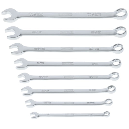 DEWALT 8 PC. TOUGHSERIES™ SAE Combination Wrench Set