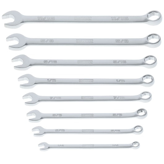 DEWALT 8 PC. TOUGHSERIES‚Äö√ë¬¢ SAE Combination Wrench Set