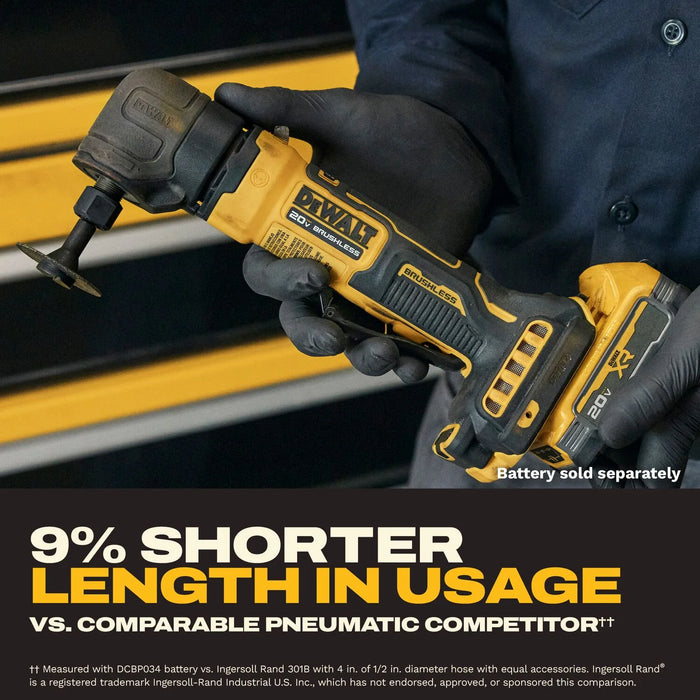 DEWALT ATOMIC 20V MAX* Brushless Cordless 1/4 in. Right Angle Die Grinder (Tool Only) - DCG422B