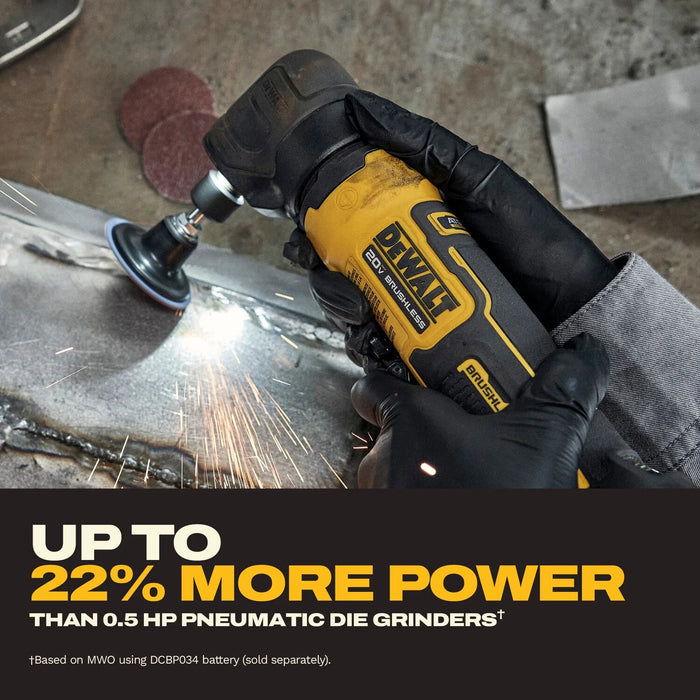 DEWALT ATOMIC 20V MAX* Brushless Cordless 1/4 in. Right Angle Die Grinder (Tool Only) - DCG422B
