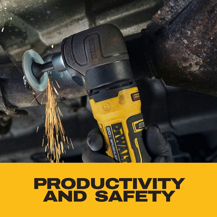 DEWALT ATOMIC 20V MAX* Brushless Cordless 1/4 in. Right Angle Die Grinder (Tool Only) - DCG422B