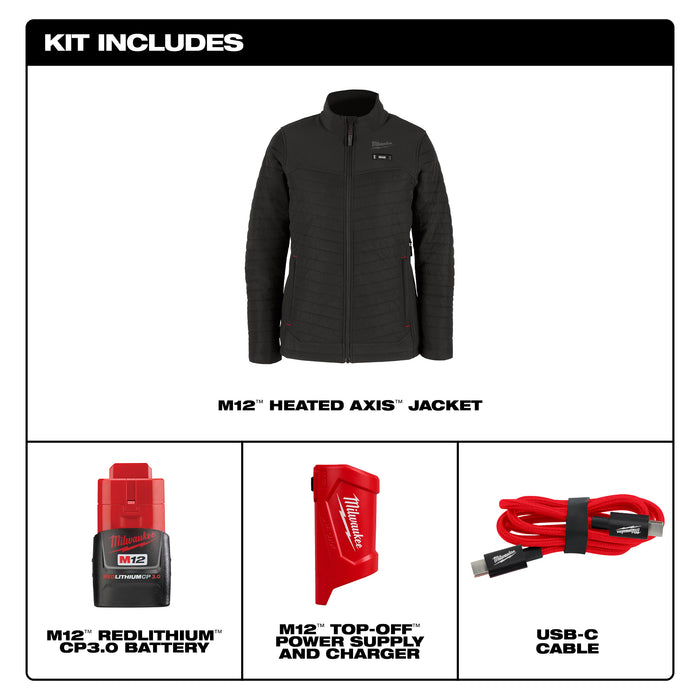 Milwaukee M12 WOMEN’S HEATED AXIS JACKET F102B-21XL