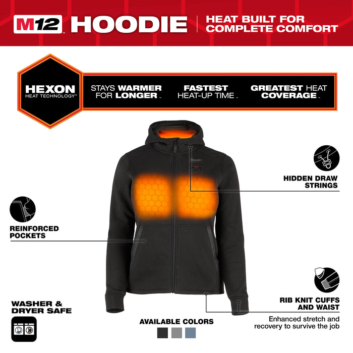 Milwaukee M12™ Women's Heated Hoodie F200B-212X