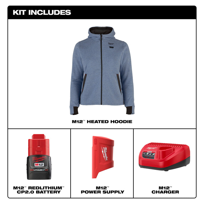Milwaukee M12™ Women's Heated Hoodie F200U-21L