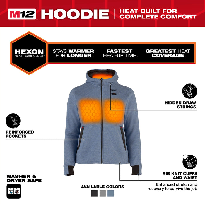 Milwaukee M12™ Women's Heated Hoodie F200U-21L