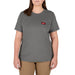 MILWAUKEE Gray Women's GRIDIRON™ Short Sleeve Pocket T-Shirt