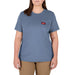 MILWAUKEE Blue Women's GRIDIRON™ Short Sleeve Pocket T-Shirt