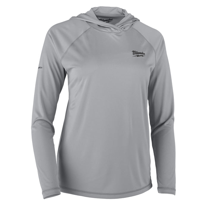 Milwaukee WMN WORKSKIN Hood Shirt Gray XS F550G-XS