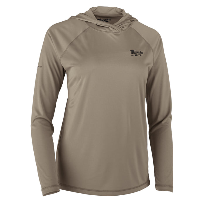 Milwaukee WMN WORKSKIN Hood Shirt Sand XS F550N-XS