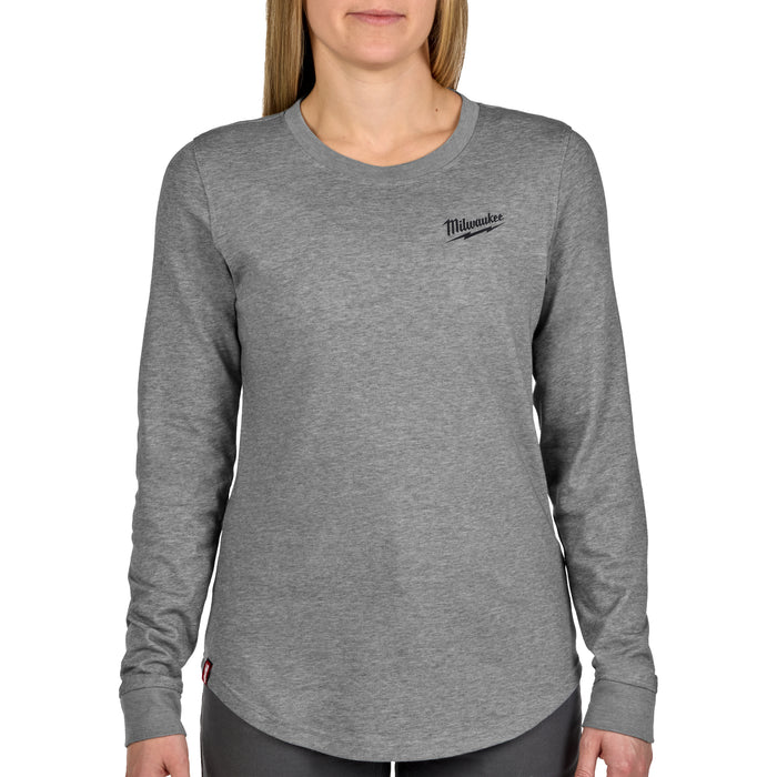 Milwaukee WMN FREEFLEX Hybrid T LS GRAY S F552G-S