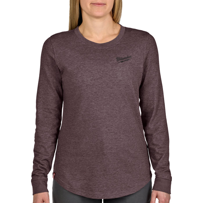 Milwaukee WMN FREEFLEX Hybrid T LS PURP XL F552P-XL