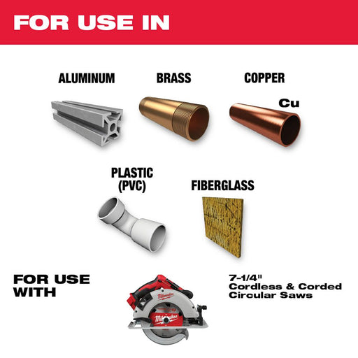 7-1/4 in. 56T Non-Ferrous Blade