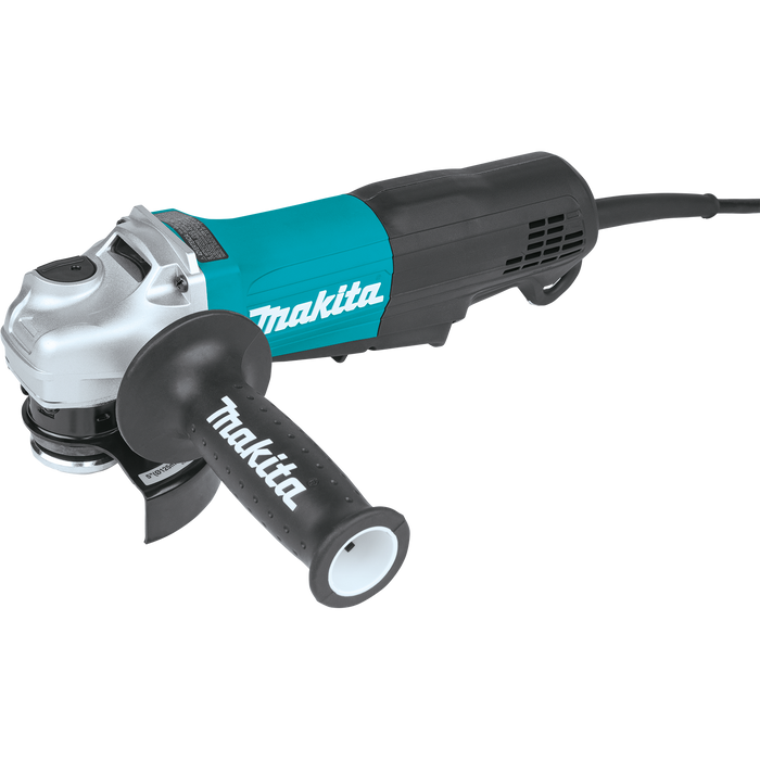 MAKITA 4‑1/2" / 5" Paddle Switch Angle Grinder, w/ AC/DC Switch