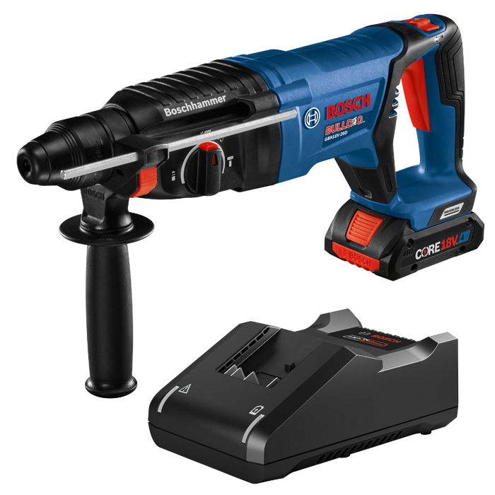 BOSCH 18V EC SDS-PLUS® BULLDOG™ 1" Rotary Hammer Kit