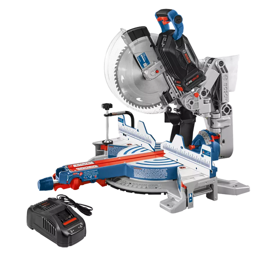 BOSCH PROFACTOR™ 18V 12" Dual-Bevel Glide Miter Saw Kit