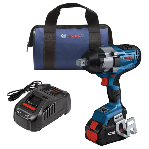 BOSCH PROFACTOR™ 18V Connected 3/4" Impact Wrench w/ Friction Ring & Thru-Hole Kit