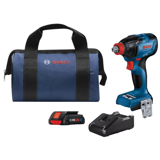 BOSCH 18V Connected-Ready 2-IN-1 1/4" & 1/2" Bit/Socket Impact Driver/Wrench Kit