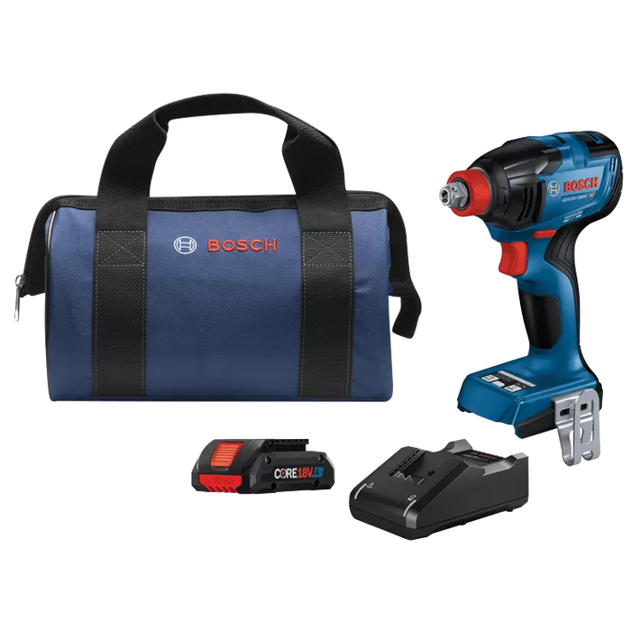 BOSCH 18V Connected-Ready 2-IN-1 1/4" & 1/2" Bit/Socket Impact Driver/Wrench Kit