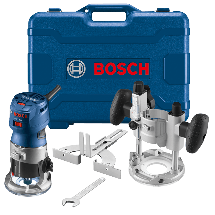 BOSCH Colt 1.25 HP (Max) Variable-Speed Palm Router Combination Kit