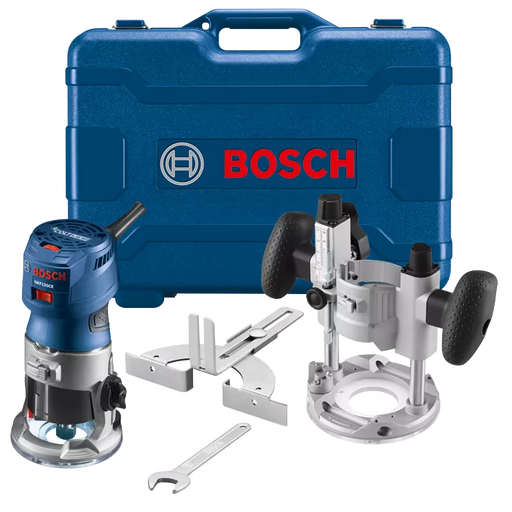 BOSCH Colt 1.25 HP (Max) Variable-Speed Palm Router Combination Kit