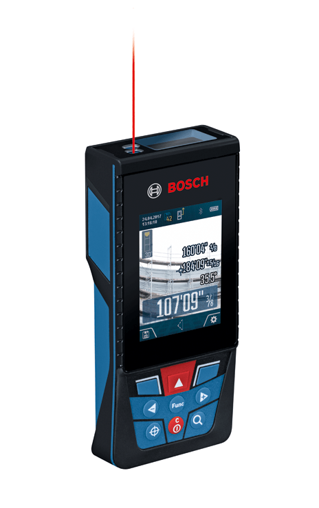 BOSCH BLAZE™ Outdoor 400' Connected Laser Measure w/ Camera ViewFinder