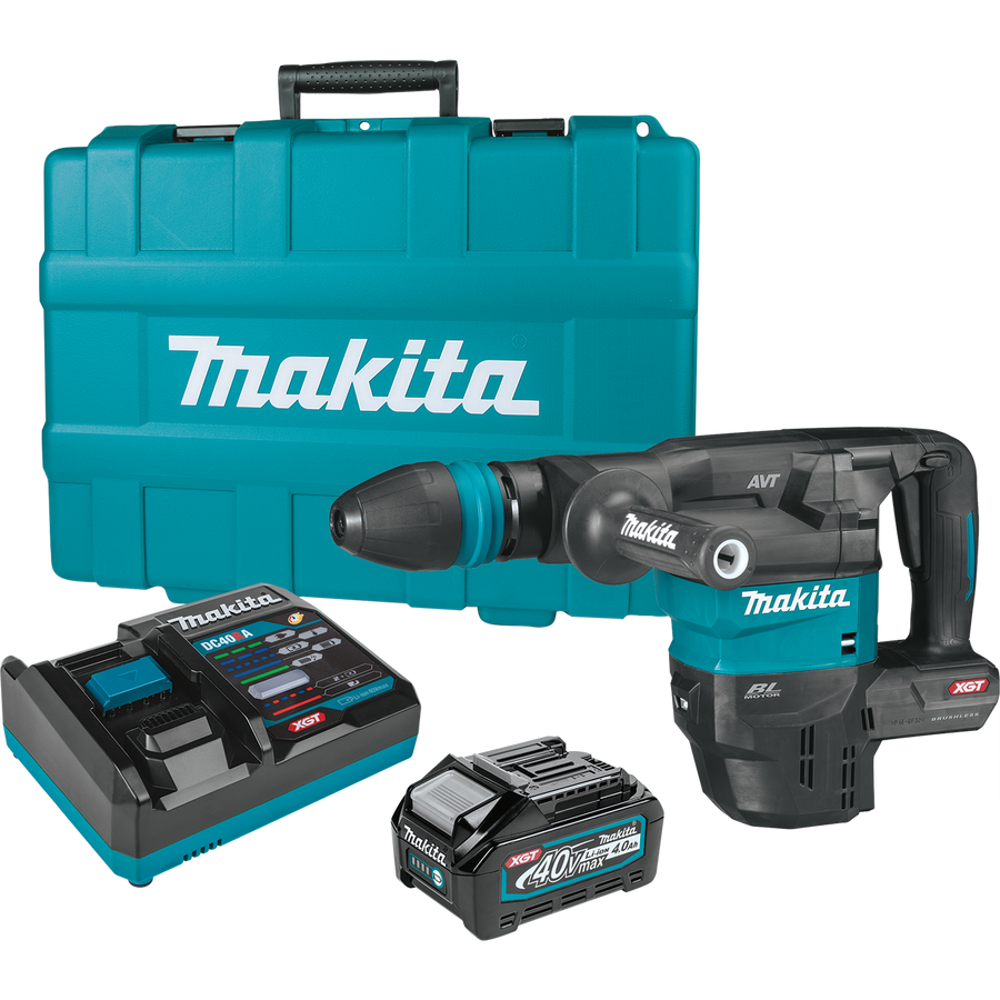 MAKITA 40V MAX XGT® SDS‑MAX AVT® Demolition Hammer Kit