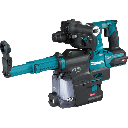 MAKITA 40V MAX XGT® 1‑1/8" SDS‑PLUS AVT® Rotary Hammer w/ Dust Extractor (Tool Only)