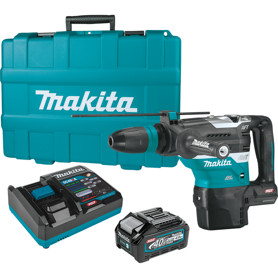 MAKITA 40V MAX XGT® 1‑9/16" SDS‑MAX AVT® Rotary Hammer Kit
