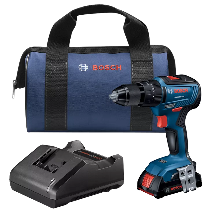 BOSCH 18V EC 1/2" Hammer Drill/Driver Kit