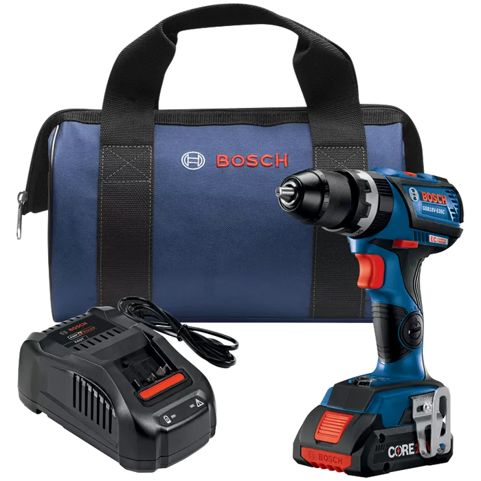 BOSCH 18V EC Connected-Ready 1/2" Hammer Drill/Driver Kit