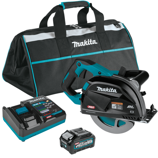 MAKITA 40V MAX XGT® 7‑1/4" Metal Cutting Saw w/ Electric Brake & Chip Collector Kit