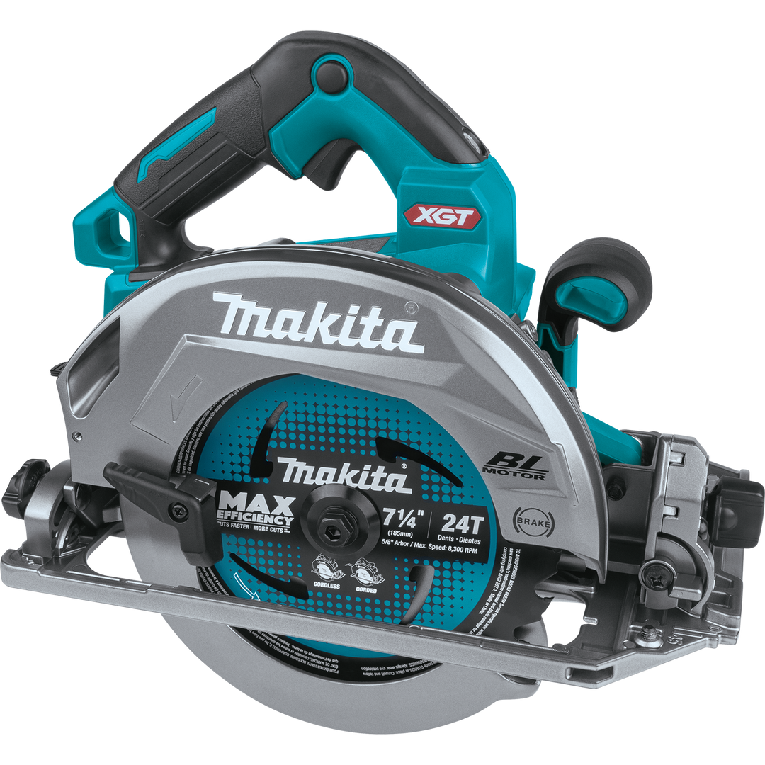 MAKITA 40V MAX XGT® 7‑1/4" Circular Saw w/ Guide Rail Compatible Base (Tool Only)